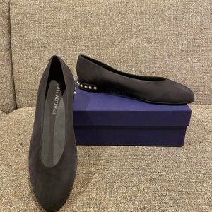 Stuart Weitzman Chic Pearl Ballet Flat sz: 9M